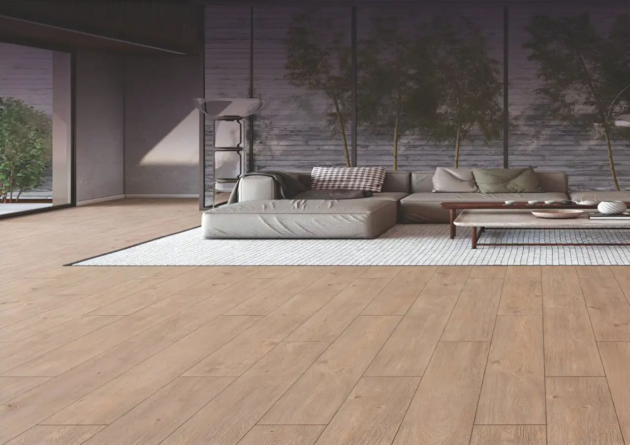Sunlit Penthouse Interior with Kaplanfloor SPC Planks